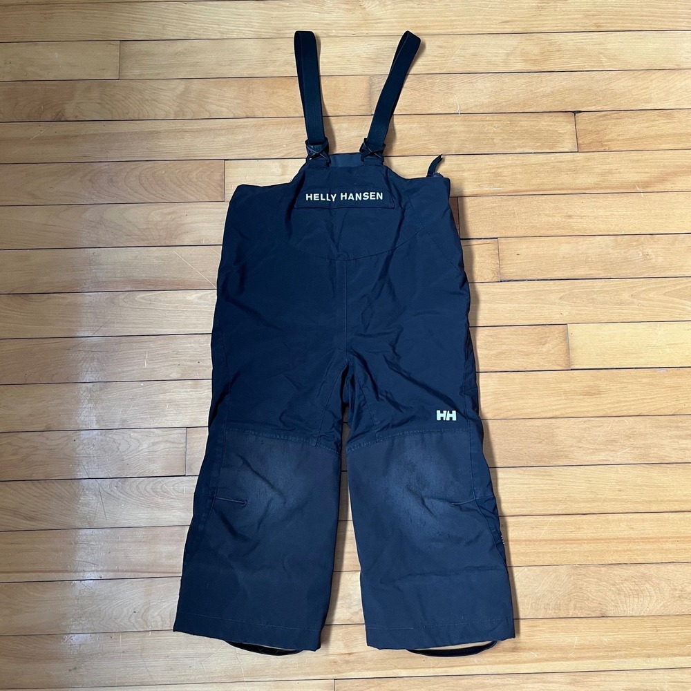 Helly Hansen Kids Black Snow Bibs Insulated Ski Pants Overalls Size 92/2T